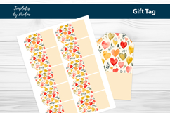 Printable Heart Product Label