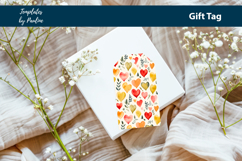 Yellow Heart Printable Heart Product Label