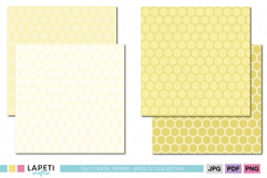 bee pattern paper