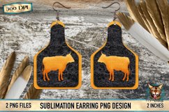 Cow Tag Designs, cow tag earrings, cow tag earring designs, cow tags, sublimation cow tag earrings