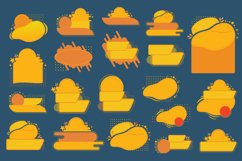 Yellow Modern Shape Collection Product Image 1