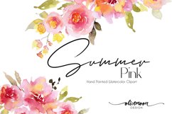 floral watercolor clipart
