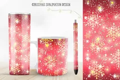 Yellow snowflakes sublimation design for tumbler and mug and pen