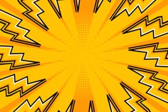 Yellow speed comic style background Product Image 2