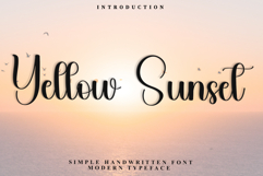 Yellow Sunset Product Image 1