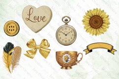 Yellow Vintage Ephemera Sublimation Bundle Product Image 3