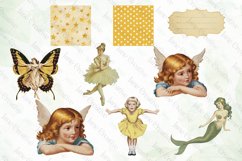 Yellow Vintage Ephemera Sublimation Bundle Product Image 2