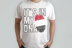 It's in my DNA Yemen Flag Fingerprint PNG Sublimation Product Image 2