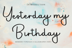 Yesterdaymy Birthday Product Image 1
