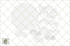 Best Mom Ever Round Sign SVG | Floral Mother's Day Gift SVG Product Image 2