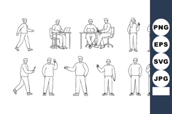 Business people working and communicating in office environm Product Image 1