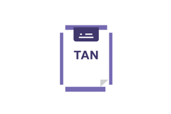 Minimal flat style document icon with tan label and clipped Product Image 1