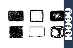 Grunge Texture with Distressed Square and Cube Elements Product Image 1