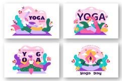 9 International Yoga Day Illustration Product Image 2