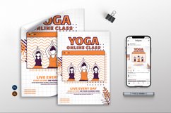 Yoga Online Class - Flyer, Poster &amp; Instagram Product Image 1