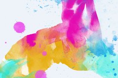 Yoga Watercolor Sublimation Clipart Poses PNG Product Image 6