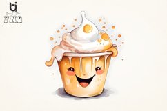 Yogurt face Watercolor Sublimation Png Bundle Product Image 4