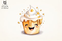 Yogurt face Watercolor Sublimation Png Bundle Product Image 5