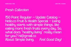 Yorkmade Pro - Sans Serif Font Product Image 12