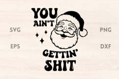 Sarcastic Santa Quote SVG Product Image 1