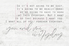 You and Me EveryDay Svg, Love Quote Svg Product Image 4