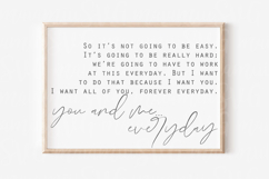 You and Me EveryDay Svg, Love Quote Svg Product Image 2