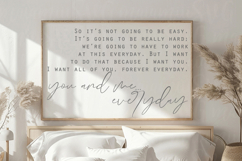 You and Me EveryDay Svg, Love Quote Svg Product Image 1