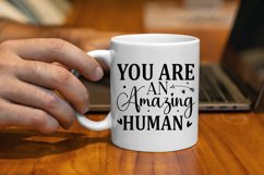 You Are An Amazing Human SVG, Motivational SVG Design Product Image 2
