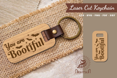 You Are Bootiful Laser Cut Keychain Product Image 1
