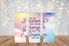 You Are Braver - 20oz Sublimation - PNG Designs Product Image 1