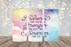 You Are Braver - 20oz Sublimation - PNG Designs Product Image 2