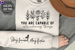 You are capable of extraordinary things Sleeve SVG Product Image 1