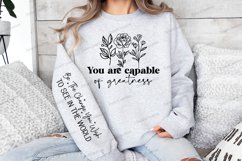 You are capable of greatness Sleeve SVG Product Image 3