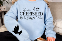 You Are Cherished He Whispers Peace Sleeve SVG Product Image 2
