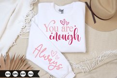 You Are Enough - Sleeve Design, T-Shirt Design Product Image 1