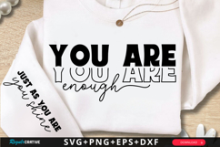 You Are Enough SVG Design Product Image 1