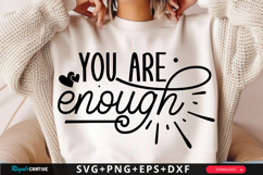 You are Enough SVG Design Product Image 1