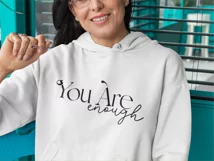 You Are Enough Svg | Inspirational Svg | Mental Health SVG Product Image 4