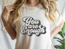You Are Enough Svg | Inspirational Svg | Mental Health SVG Product Image 3