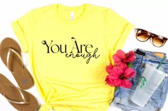 You Are Enough Svg | Inspirational Svg | Mental Health SVG Product Image 3
