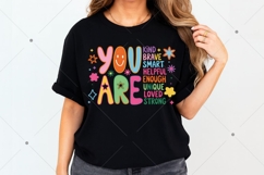 You Are Kind Png, Back To School Teacher PNG, Color Block Product Image 11