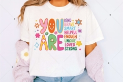 You Are Kind Png, Back To School Teacher PNG, Color Block Product Image 2