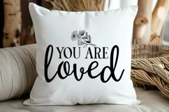 You Are Loved SVG , Inspirational Mental Health SVG Product Image 3