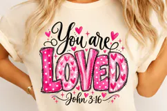 You Are Loved John 316 PNG Product Image 4