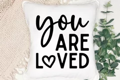 You Are Loved SVG, Mental Health SVG Design Product Image 2