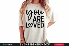 You Are Loved SVG, Mental Health SVG Design Product Image 1