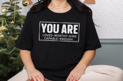 You Are SVG, Inspirational SVG, Mental health SVG Cut file Product Image 3