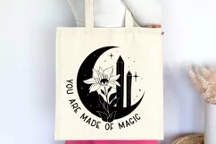 You Are Made Of Magic SVG, Wildflower Celestial SVG Design Product Image 3