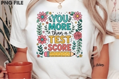 You Are More Than A Test Score PNG Product Image 2