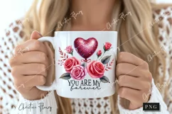 My Forever Valentines Quote PNG | Valentines Day PNG Product Image 2